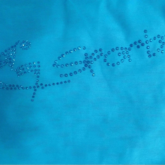 Free with purchase Sheer G-Sports Bling Teal/Fuchsia Tank Tops Small - Picture 2 of 9